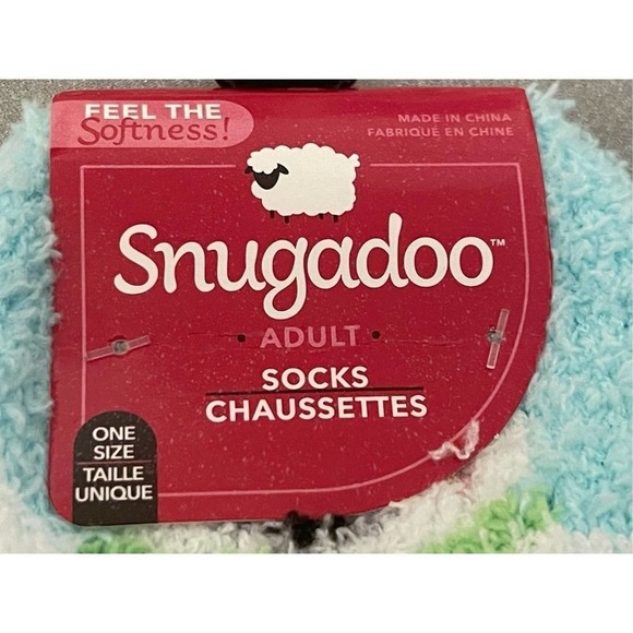 Snugadoo Soft cozy‎ Polar Bear Crew Socks Winter Christmas One Size New - Picture 2 of 4